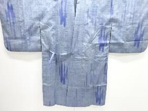 抽象模様織り出し手織り紬ロング道中着